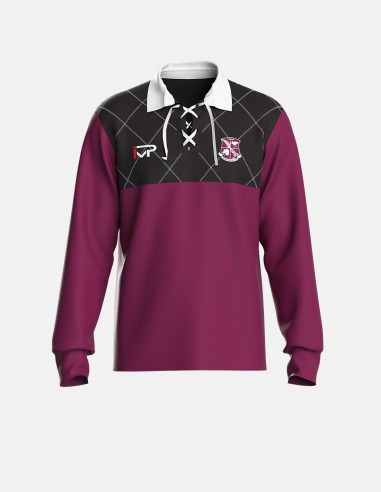 - Vintage Lace Front Jersey Adult - Ohoka RFC - Ohoka Rugby - Impakt